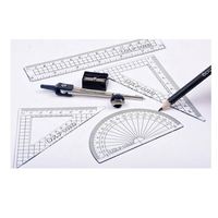 Juego de Matemáticas Oxford Personalizado 2025 con Estuche Metálico Profesional, Nuevo Juego de Geometría B0625
