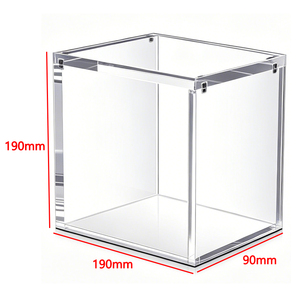 Boîte magnétique en acrylique personnalisée en usine, étanche et anti-poussière, avec bords lisses, pour emballage - Product Image 4