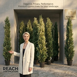 Grande Albero di Cedro <span class=keywords><strong>Cipresso</strong></span> Artificiale Decorativo di Alta Qualità, Pianta Artificiale Premium per Decorazione di Giardini e Ingressi Esterni - Product Image 1