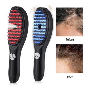 Pettine Massaggiante Multifunzionale con Spray Nano, Terapia Luce Rossa e Blu, Massaggiatore Elettrico Antistatico per la Cura della Crescita dei Capelli - Product Image 6