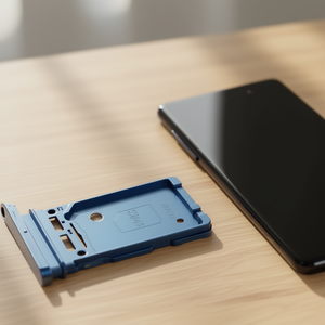 Vassoio porta SIM per Samsung Galaxy S21 G991B Blu - Product Image 3