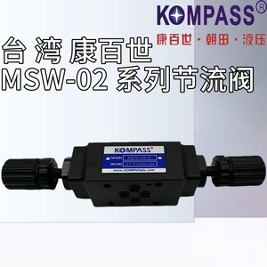Vanne de régulation de débit KOMPASS MSW-02-X, vanne de régulation empilable, vannes hydrauliques - Product Image 5