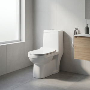 Modern <b>Egg</b> Shape One Piece <b>Ceramic</b> Toilet Floor Mounted Water Closet Dual Flush Multiple Color Sanitary Ware - Product Image 1