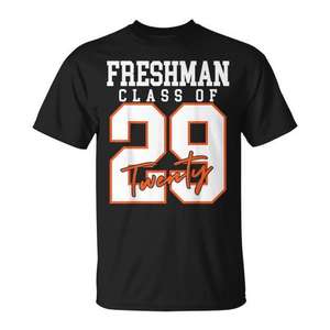 Camiseta para estudiantes de primer año de la clase de 2029, camiseta para el regreso a la escuela, camiseta para estudiantes de primer año de la escuela secundaria - Product Image 1