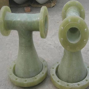 ทีท่อที GRP ป้องกันการกัดกร่อนสำหรับท่อบำบัดน้ำเสียอุตสาหกรรม - Product Image 4