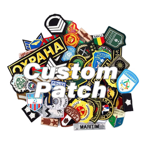 Patch brodé personnalisé de luxe en gros pour designer, thermocollant, petit, amusant, avec logo lettre 3D ou motif floral, pour chapeaux - Product Image 5