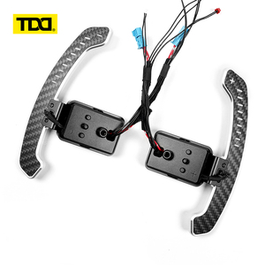 แป้นเปลี่ยนเกียร์ TDD LED คาร์บอนไฟเบอร์แม่เหล็ก สำหรับพวงมาลัย Toyota A90 Supra MK5 - Product Image 2