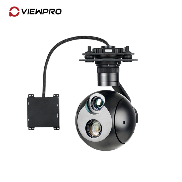 Viewpro A10T Pro Drone Payload Dual Sensor Gimbal Camera with 10x Optical Zoom1920*1080P EO 19mm IR Thermal 640*512 IP 360.