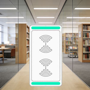 Потолочная система контроля доступа для библиотек: простая установка для защиты внутренних книжных зон и входов - Product Image 1