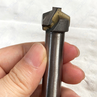 Fresa de Carburo de Tungsteno Sólido de Alta Velocidad, Fabricada con Tecnología OEM/ODM, con Radio Exterior del Cilindro Soldado, para Biselado