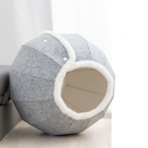 공장 직영 소형 강아지 고양이 텐트 하우스 접이식 침대 2 in 1 실내용 고양이 침대 - Product Image 1