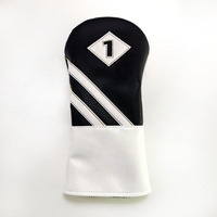 Conception personnalisée en gros pour les revendeurs de golf, housses de club de golf en cuir synthétique, housses de club de golf imperméables, accessoires de golf pour clubs de golf