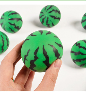 Juguete de goma elástico y apretable con forma de melón, inodoro y seguro, directo de fábrica, esfera antiestrés para aliviar el estrés. - Product Image 4