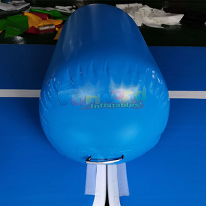 Blue Inflatable Air Roll Beam For Gymnastics And Fitness Training Waterproof PVC Mat - Product Image 6