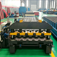 Máquina de Conformado de Tejas Glaseadas de Alta Velocidad con Dispositivo de Corte por Copia para Láminas de Techo