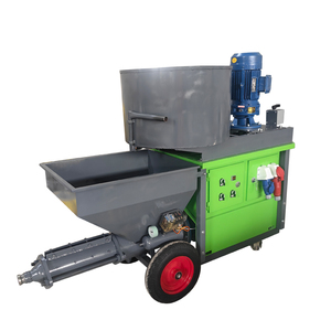 Pulverizador de <span class=keywords><strong>estuco</strong></span>, máquina automática de pulverización de mortero de cemento diésel para hormigón, Control de velocidad para decoración, máquina pulverizadora de mortero China - Product Image 1