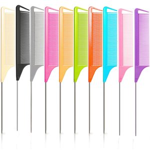 Peine de Precisión con Punta Fina, Personalizable con Logotipo y Color, Peines de Plástico para Barbería y Uso Doméstico, en Caja - Product Image 1