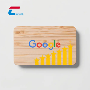 Tarjetas de visita NFC con código QR personalizado Facebook Tiktok Social Media <span class=keywords><strong>Google</strong></span> Reviews Tarjeta NFC de madera - Product Image 3