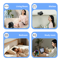 Ventilador de Mesa Turbo, Recargable por USB, 4000mAh, 100 Velocidades, Pantalla Digital, Ultra Silencioso, Pequeño, para Hogar, Oficina, Circulador de Aire, Ventilador de Escritorio