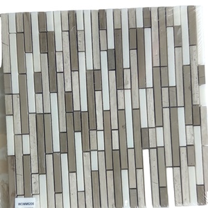 3D diseño de madera mosaico de mármol 3D pared paisaje - Product Image 6