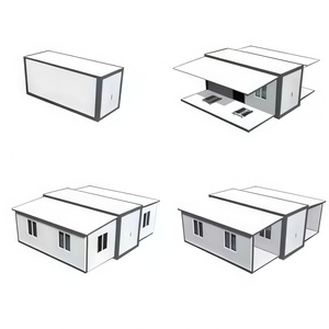 Maison conteneur extensible avec une largeur pliée <span class=keywords><strong>de</strong></span> 700 mm, petite maison préfabriquée extensible pour jardin et <span class=keywords><strong>location</strong></span> - Product Image 3