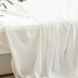 Silky Smooth Anti-bacterial Soft Textile 300tc Fitted Sheet Tencel 100 % Lyocell Bedding Fabric