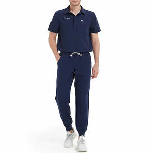 Uniformes de travail en polyester/coton, uniformes d'hôpital, blouses médicales, design personnalisé, joggers unisexes, blouses d'infirmière - Product Image 1
