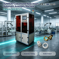 Machine d'assemblage automatique de flexibles XUNNUO PLC à moteur avec garantie d'un an et conception personnalisée