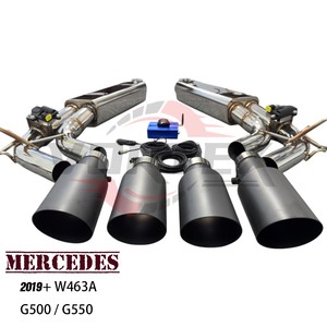 Vortex Remote Control Valved Stainless <b>Exhaust</b> System For Benz W463A G550 2016+ V8 Sound Tuning Upgrade Parts - Product Image 4