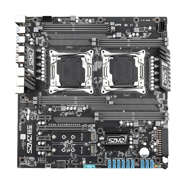 Hotsale New Dual-socket Intel X99 ATX Desktop Motherboard DDR4 16GB RAM SATA Supports E5-2600V3 to V4