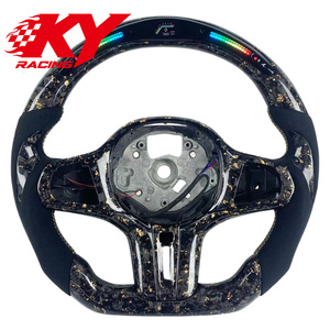 Volante LED de Fibra de Carbono Forjado Personalizado para BMW M2 M3 M4 M8 G15 G16 G20 G21 G22 G26 G30 G34 G42 G80 320i 325i M340i M440 - Product Image 1