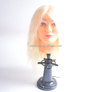 Équipements de Salon Femmes Naturel Cheveux Humains <span class=keywords><strong>Mannequin</strong></span> Tête Coiffeur <span class=keywords><strong>Mannequin</strong></span> Tête de Formation - Product Image 5