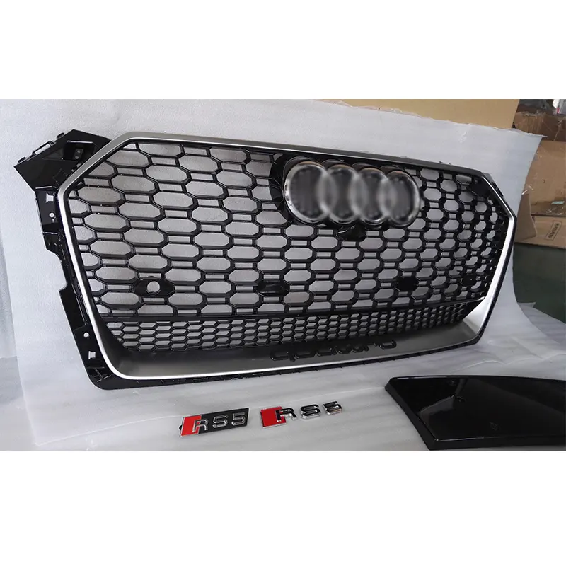 Grille For A5 Audi A5 B9 S5 2017-2019 RS5 Style Honeycomb Grille Replacement Grille