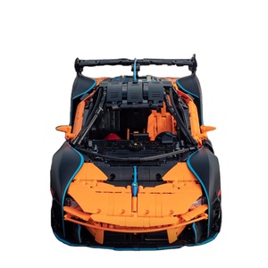 Modelo de coche de carreras deportivo, supercoche, MOC, juguetes Diy, bloques de construcción de gran tamaño, juguetes para niños, bloques de construcción a escala 1:8, coches - Product Image 1