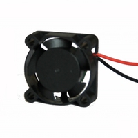 Ventilateur axial miniature sans balais DC 510 25x25x10mm 25mm 5V 12V à roulement à billes, faible bruit pour serveur, mémoire, appareil compact CE RoHS