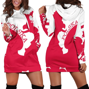 Женское платье-толстовка с капюшоном, голубое платье-толстовка из полиэстера с капюшоном и принтом флага Гватемалы, оптовая цена - Product Image 4