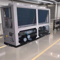 Refroidisseur d'eau industriel à air 5HP-500 tonnes, conception portable, pompe à moteur AC, systèmes plastique/alimentaire/CA, Aidea Hermetic Scroll