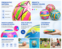 Ballons d'eau en PVC pour intérieur/extérieur avec motifs étoiles, jouet gonflable pour piscine et plage, vente en gros