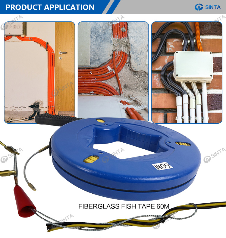 Fiberglass Fish Tape Reel - Efficient Electrical Cable Puller Fiberglass Fish Tape Reel - Efficient Electrical Cable Puller