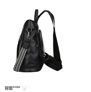 Women Vintage Shoulder Bag Ladies High Capacity Travel <b>Backpack</b> <b>School</b> Bags Girls Feminina Anti-theft PU Leather <b>Backpack</b> - Product Image 3