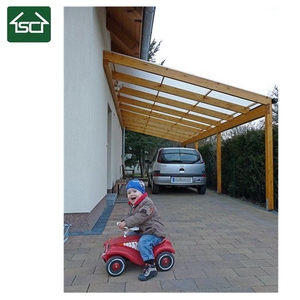 Toiture en polycarbonate pour terrasse en aluminium, abris de voiture en métal, aluminium attaché à la maison - Product Image 2