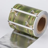 Film d'Emballage Alimentaire Personnalisé en Feuille d'Aluminium/Film d'Emballage en Sachet Stratifié Plastique en Bobine pour Snack