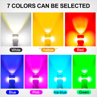 Ampoules LED Kaidengzhe W5W T10 3014 avec lentille de projecteur RGB 3030, lampe automobile 18SMD, éclairage intérieur de voiture, éclairage de dôme, éclairage intérieur automobile
