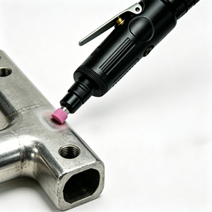 22000RPM Air Straight Die Grinder Kit 0.14m³/min Rear Exhaust Metal Engraving Polishing Tool with 15pcs Accessories in stock - Product Image 5