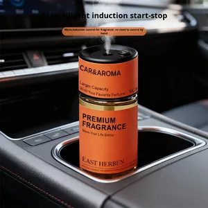 Penyegar Udara Mobil Sensor Cerdas AI, Tempat Minuman, Aromaterapi, Penghilang Bau, Dekorasi Interior Mewah, Spesial - Product Image 1