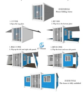 Maßgefertigtes Vorgefertigtes 20Ft 40Ft Erweiterbares Containerhaus Vorgefertigte Villa 2 4 5 Schlafzimmer Tragbares Haus - Product Image 6