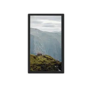 Led ekran reklam için duvar desteği istifleme sistemi led ekran işareti görüntüler 43 inç lcd esnek video duvar paneli