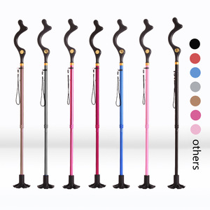Bastón telescópico plegable de aleación de aluminio con punta de goma, ayuda portátil para caminar para personas mayores y uso en exteriores - Product Image 4