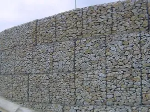 Huangxing fort Anti-Corrosion <span class=keywords><strong>Gabion</strong></span> PVC revêtement treillis métallique rouleau chute pierre filet de Protection <span class=keywords><strong>pour</strong></span> mur de rivière serti flexion - Product Image 3