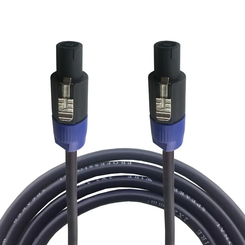 NL4FC Speakon Cable Om Plug 4 Pin Speaker Cable for Active Speaker M/M 1M 2M 3M 5M 10M High Quality